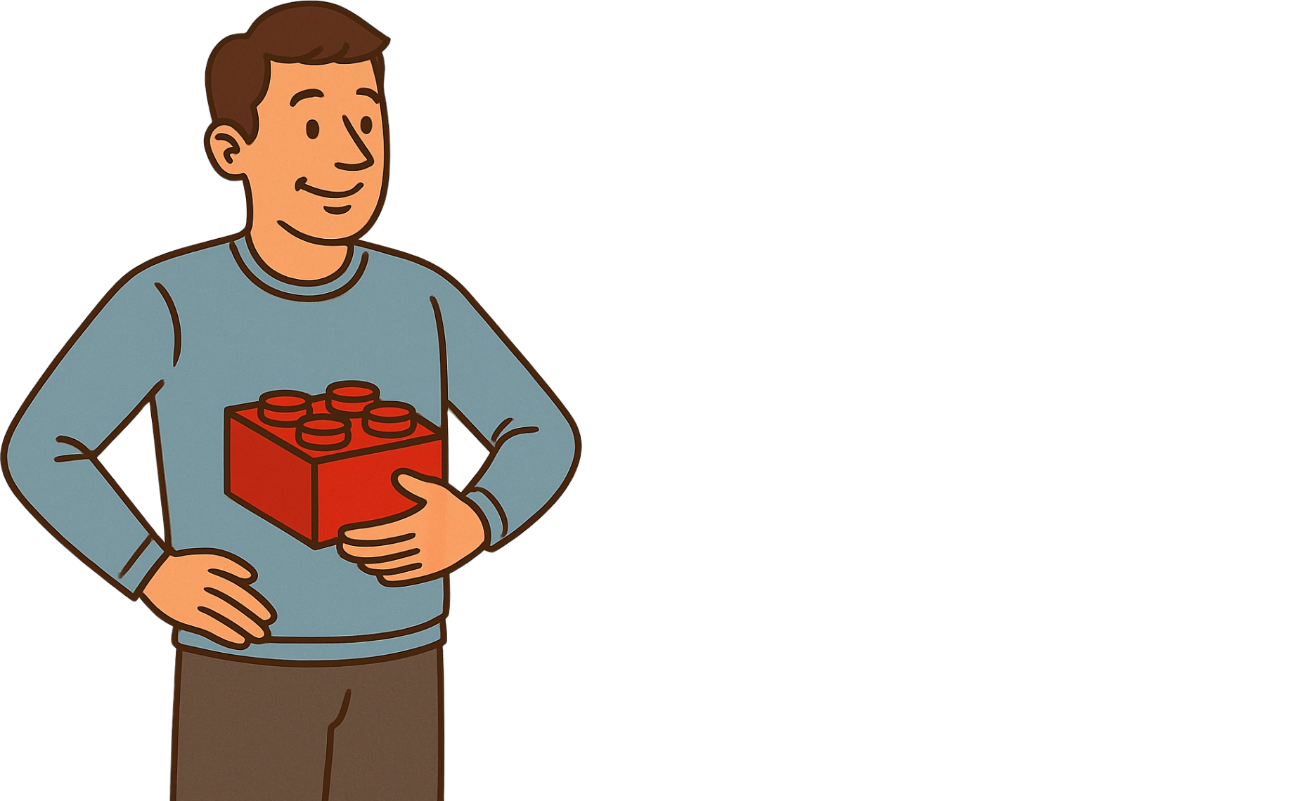 une brick dans le ventre Logo