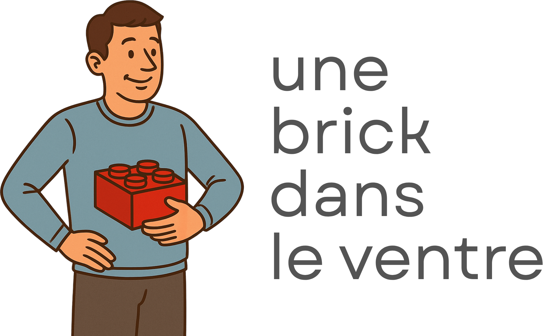 une brick dans le ventre Logo